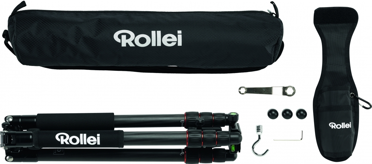 Rollei C5i Carbon, Cameras Numeriques, 8 Kg, 3 Pieds, 157,5 Cm, Charbon, 2,5 Cm