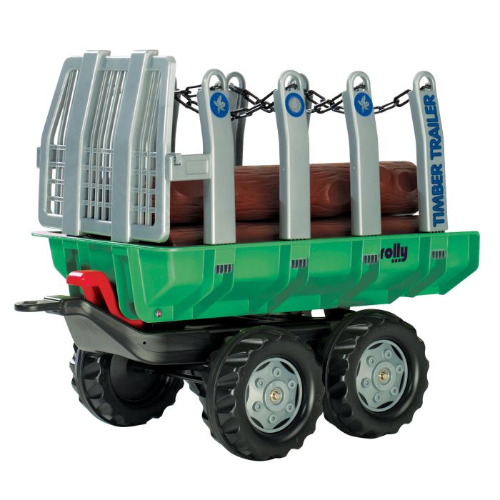 ROLLY TOYS Remorque pour tracteur a pedales Timber Trailer