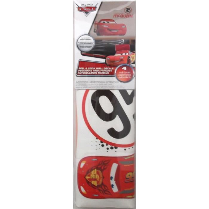 Stickers Repositionnables Flash Mcqueen Cars Disney