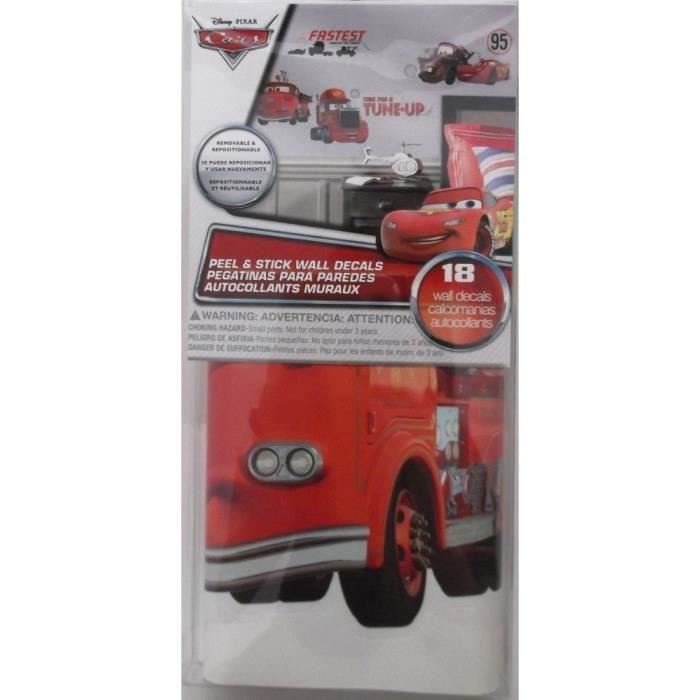 Stickers Repositionnables Cars Film Danimation Disney