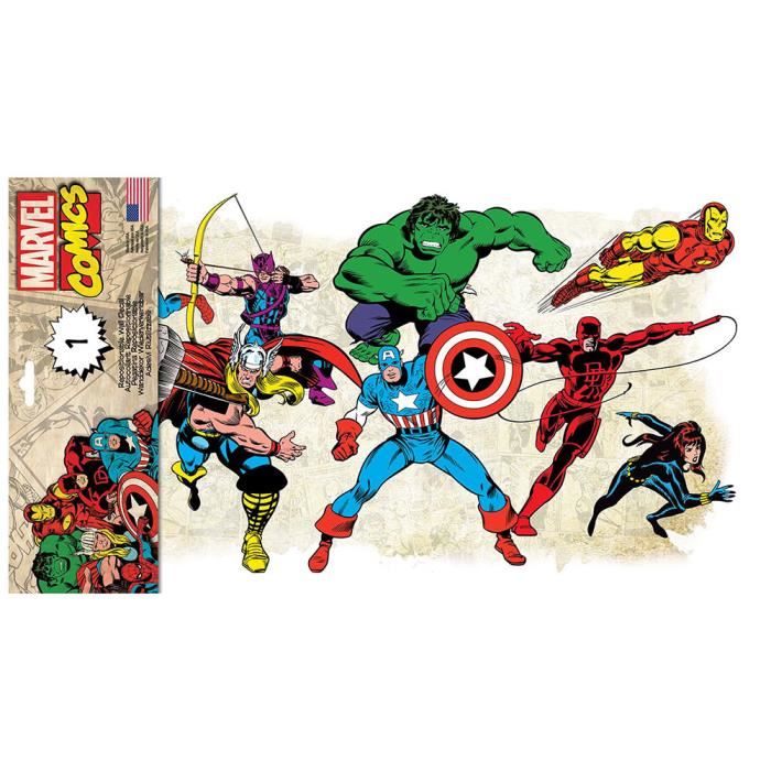 Stickers Repositionnables Marvel Comics Classic