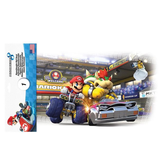 Roommates Stickers Repositionnables Nintendo Mario Kart 41 X 22 Cm