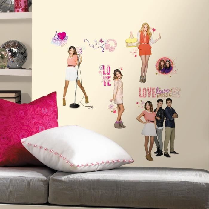 Stickers Repositionnables Violetta Serie Disney