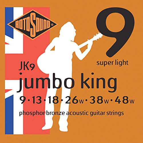 Rotosound JK9 Cordes pour guitare acoust...