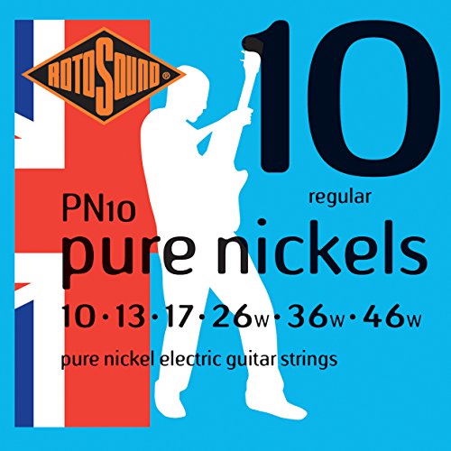 Rotosound Pure Nickels Jeu De Cordes Pou...