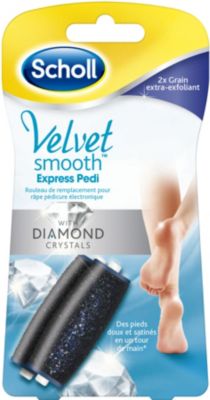 Scholl Velvet Smooth Grains Extra Exfoliant 2 Rouleaux De Remplacement