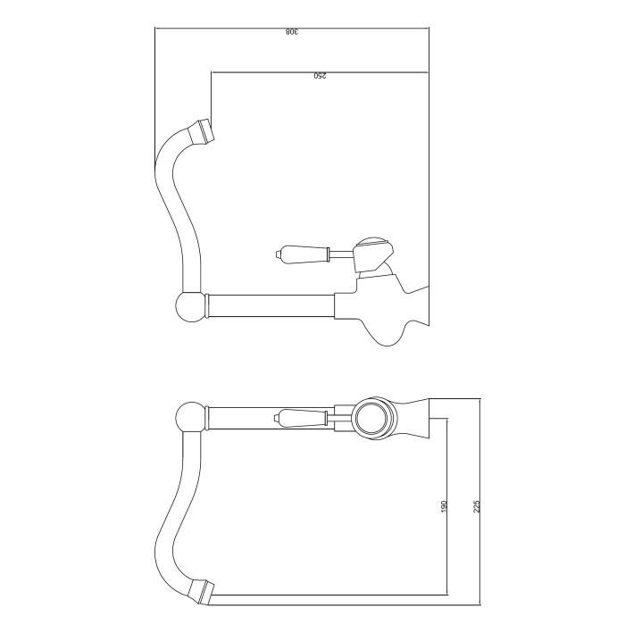 ROUSSEAU Robinet mitigeur de cuisine Cook Sans douchette Chrome