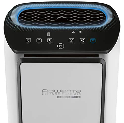 Rowenta Pu6080f0 Intense Pure Air Connect Xl Purificateur D'air, Filtre Jusqu'a 100% Des Allergenes + Particules Fines,