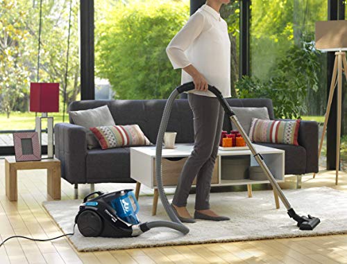 Rowenta Compact Power Cyclonic Ro3731ea - Aspirateur - Traineau - Sans Sac - Bleu/noir