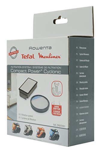 Rowenta Moulinex Kit De Filtration Aspirateurs Compact Power Cyclonic Zr005901