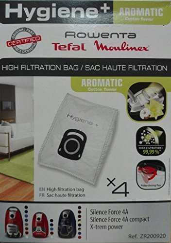 Sacs Aspirateur Hygiene Aromatic Fleur De Cotton Pour Aspirateurs Traineaux Zr200920