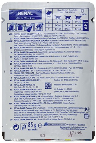 Royal Canin Renal Poulet Nourriture Humide Pour Chat 12x85g