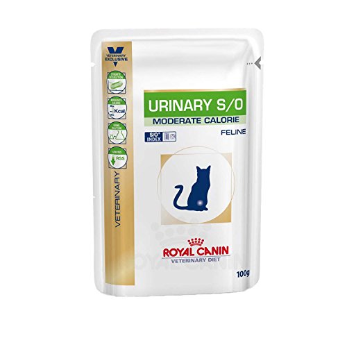 Royal Canin Veterinary Diet Royal Canin Urinary Moderate Calorie sachet Poisson pour chat 12 sachets