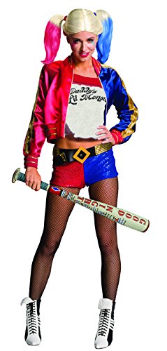 Batte De Baseball Gonflable Harley Quinn Suicide Squad - Dc Comics - Blanc Et Multicolore - Interieur - 80cm