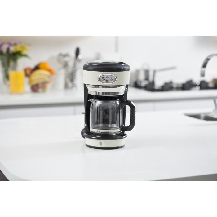 Russell Hobbs Cafetiere Retro Creme Vintage 1000 W 1,25 L