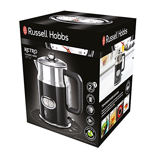 Russell Hobbs 21671 70 Bouilloire filtre Retro Noir 17 L 2400 W