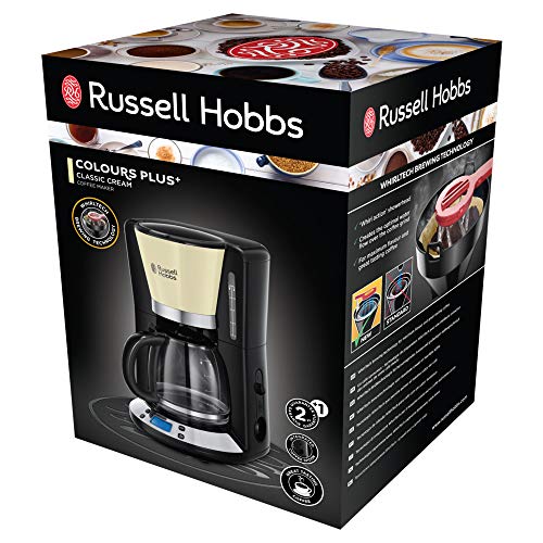 Cafetiere Filtre Programmable Russell Hobbs Colours Plus 24033-56 - Creme