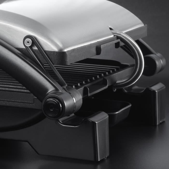 Grill Panini 3 En 1 - Russell Hobbs - Cookathome - Grande Capacite - Plaques Anti-adhesives