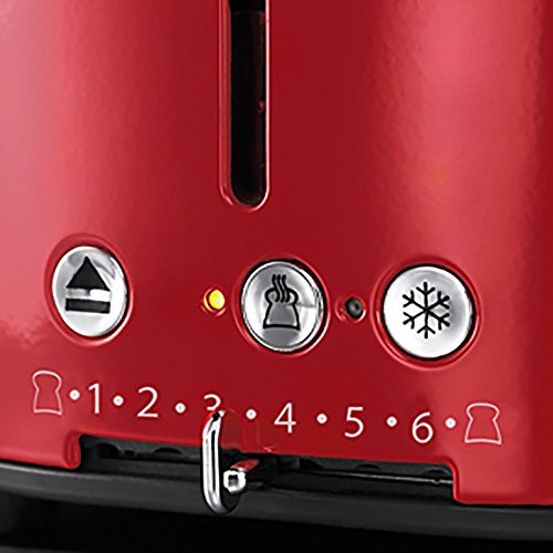 Grille-pain Retro Russell Hobbs 21680-56 - 2 Fentes - 1300 W - Rouge