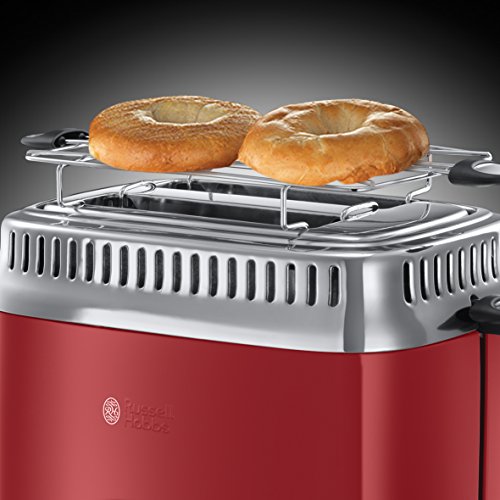 Grille-pain Retro Russell Hobbs 21680-56 - 2 Fentes - 1300 W - Rouge