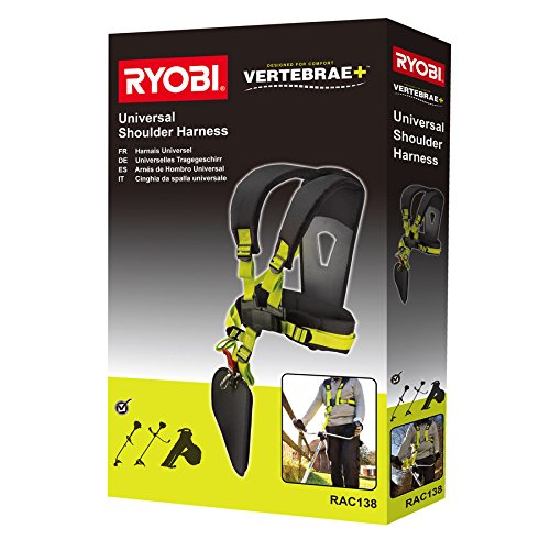 Harnais Ergonomique Universel Pour Debroussailleuse Ryobi Rac138 Vert