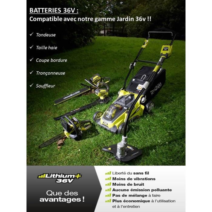 Batterie Lithium+ 36v - 40ah Max Powera¢ - Ryobi