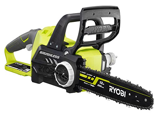 Ryobi Tronconneuse 18v One Brushless Guide 30 Cm 10 Ms Tendeur Sans Outil Vendue Sans Batterie Ni Chargeur Ocs1830