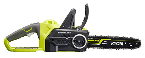 Ryobi Tronconneuse 18v One Brushless Guide 30 Cm 10 Ms Tendeur Sans Outil Vendue Sans Batterie Ni Chargeur Ocs1830