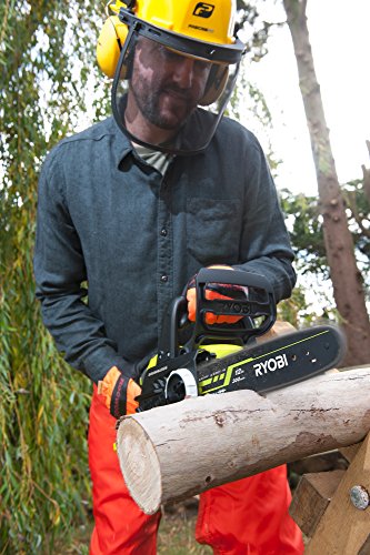 Ryobi Tronconneuse 18v One Brushless Guide 30 Cm 10 Ms Tendeur Sans Outil Vendue Sans Batterie Ni Chargeur Ocs1830