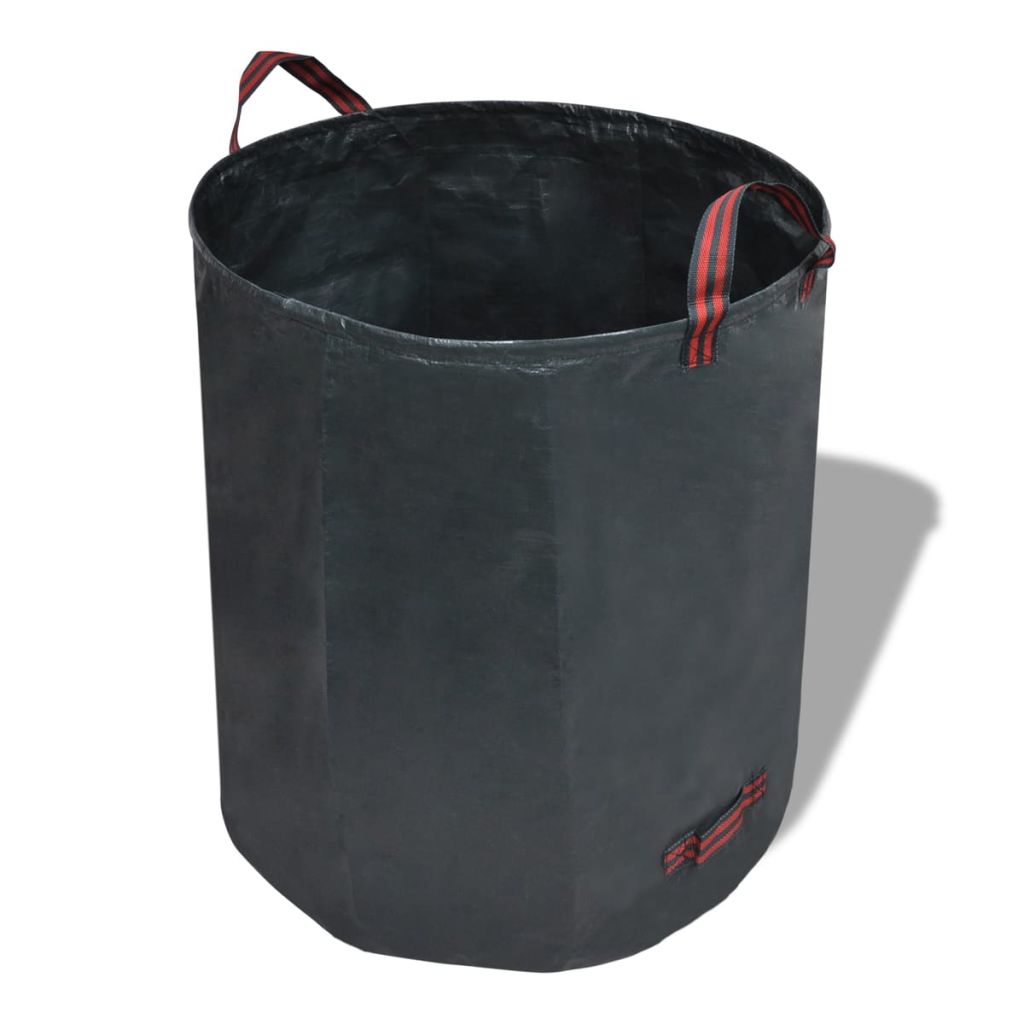 vidaXL Sac a dechets Vert fonce 4 pcs 272 L 150 g/sqm