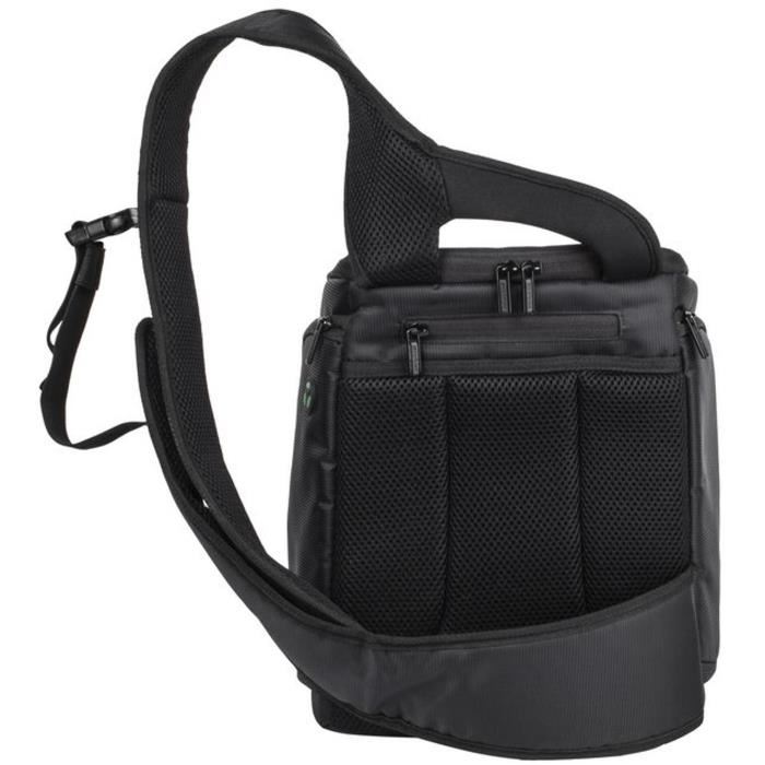 Sac A Dos Rivacase Pour Appareil Photo Canon Nikon Sony Pentax 2 Objectifs Noir