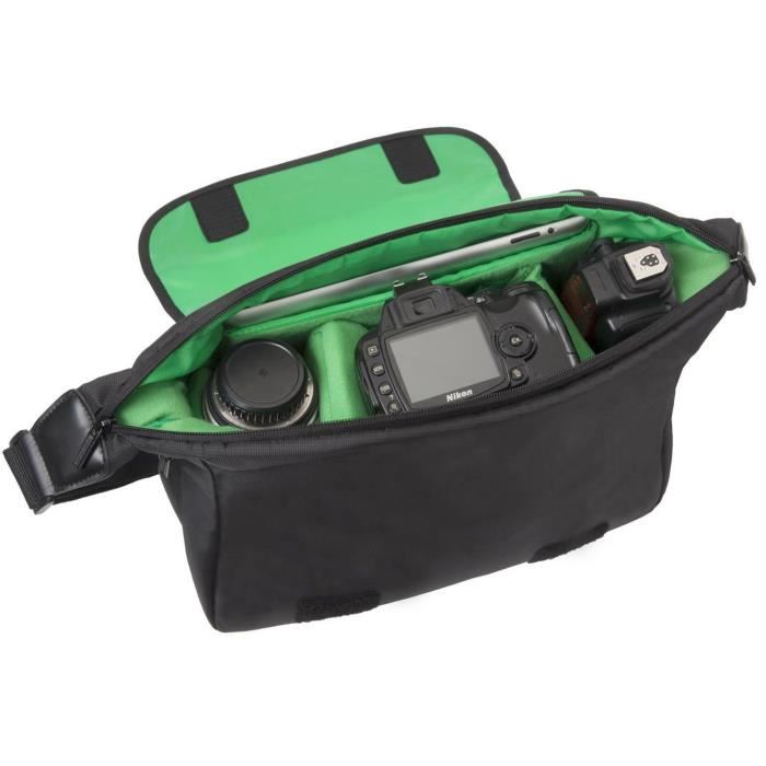 Sac D'epaule Rivacase Pour Appareil Photo Reflex (canon, Nikon, Sony Pentax)   + 2 Objectifs ? Noir