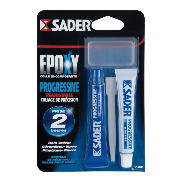 Colle Epoxy Progressive 2 X 15ml Sader 30610776