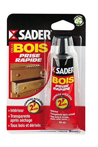 SADER Colle Bois Prise Rapide Tube 55ml