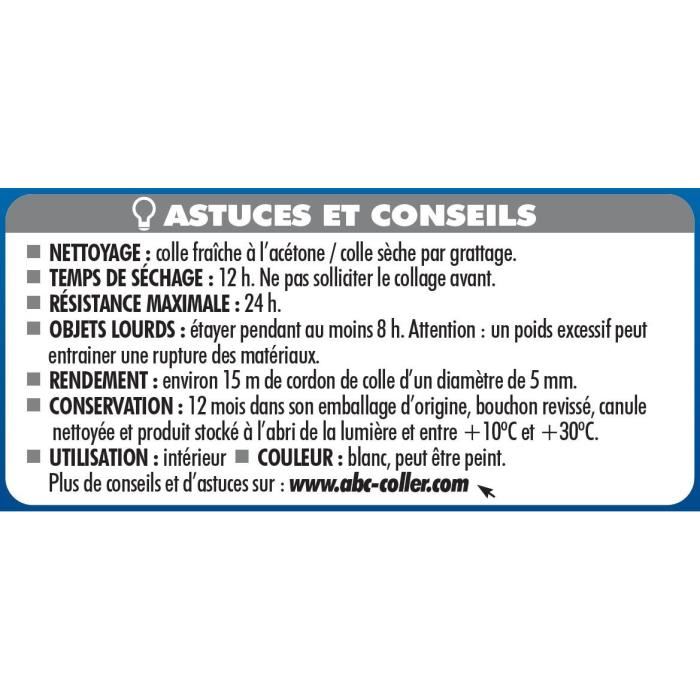 Sader Colle Fsp 100% Materiaux - Cartouche 290 Ml