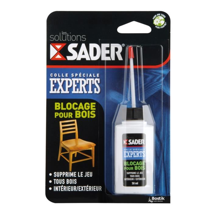 Sader Colle Blocage Pour Bois 50 Ml