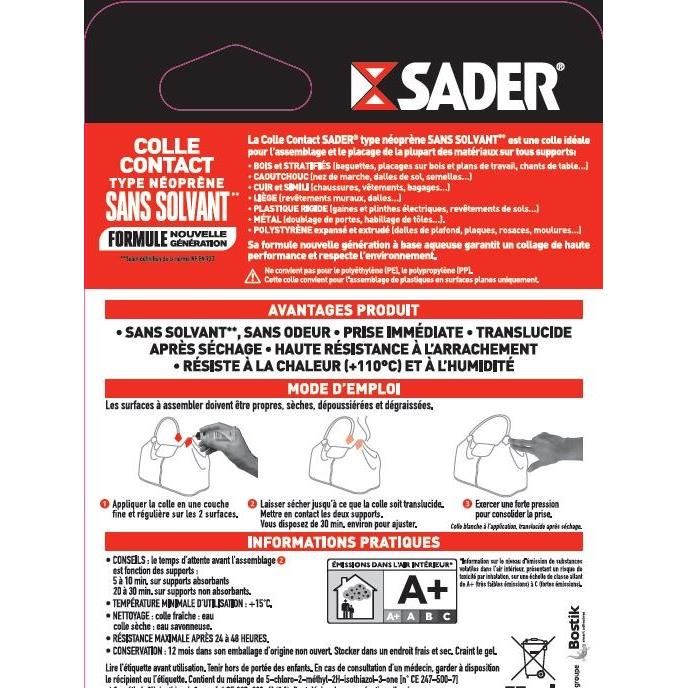 Sader Colle Contact Type Neoprene ?  ...