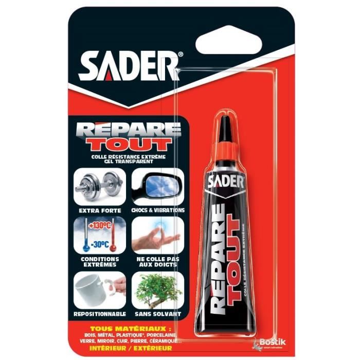 Sader Tube Colle Multi Usage Repare Tout Gel 20g