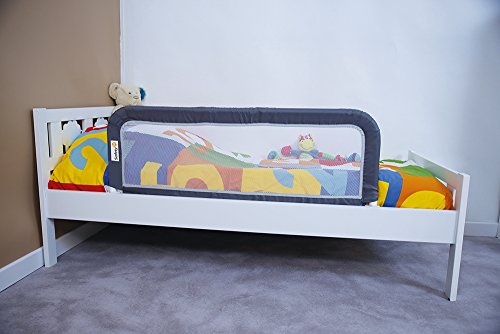 Safety 1st Barriere De Lit Portable Textile Gris