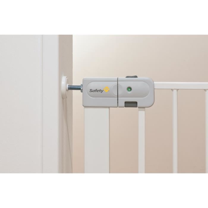 Safety 1st Barriere De Securite Enfant 73 80cm Blanc Metal Auto Close 4 Points De Pression