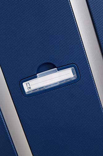 Valise Rigide - Samsonite - Scure - 81 Cm - Bleu Fonce - Cadenas Tsa - 4 Roulettes