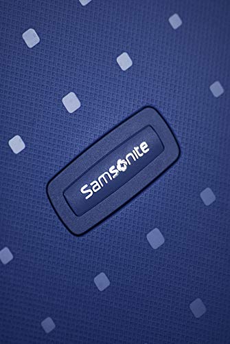 Valise Rigide - Samsonite - Scure - 81 Cm - Bleu Fonce - Cadenas Tsa - 4 Roulettes