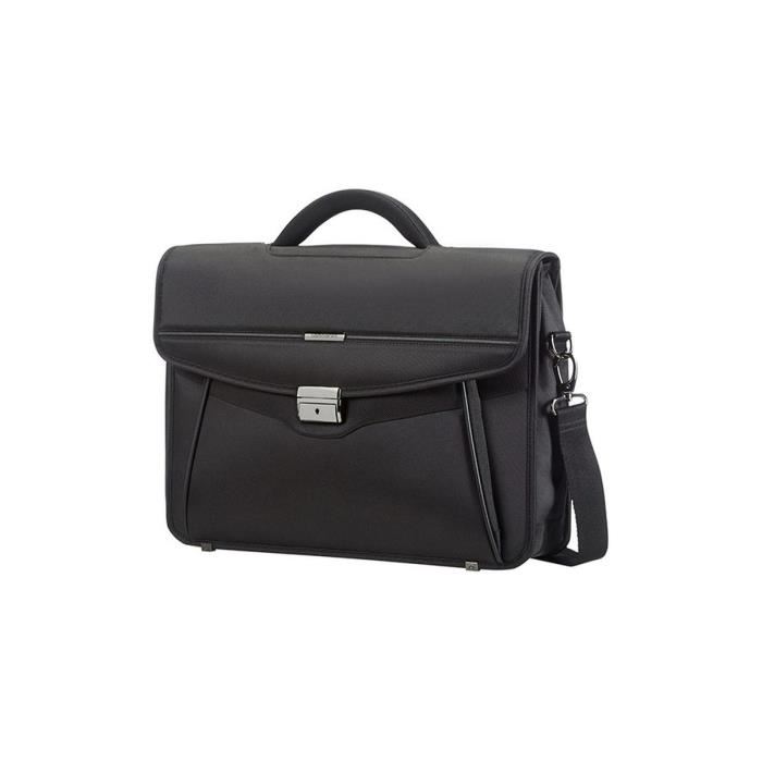 Samsonite Sacoche Desklite 1 Soufflet 156 Noir