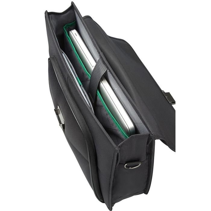 Samsonite Sacoche Desklite 1 Soufflet 156 Noir