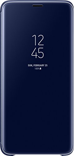 Samsung Clear View Cover Stand S9+ Bleu