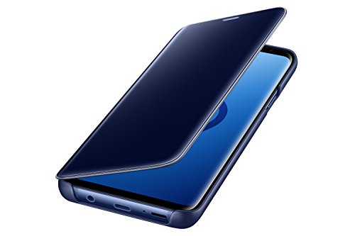Samsung Clear View Cover Stand S9+ Bleu