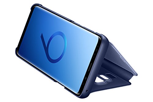 Samsung Clear View Cover Stand S9+ Bleu