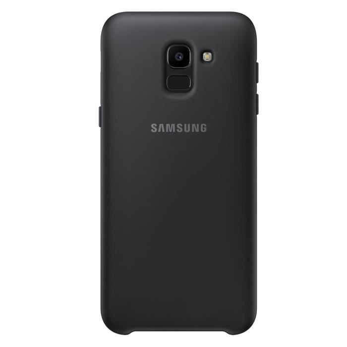 Samsung Coque Double Protection J6 Noir