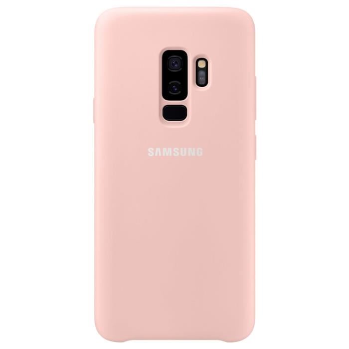 Samsung Coque Silicone S9 Rose