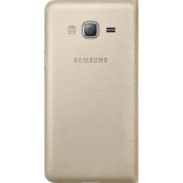 Samsung Etui Flip Wallet Galaxy J3 - Dore